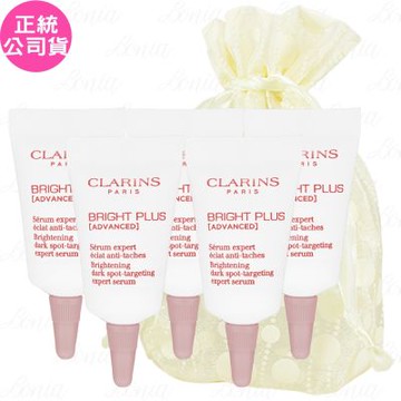 CLARINS 克蘭詩 氧氣亮白光感精華(3ml)*5旅行袋組(公司貨)