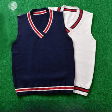 GOLF球服裝2023春秋冬毛衣馬甲背心 韓版 女高爾夫毛線衣短款V領