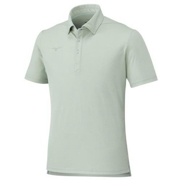 Mizuno 美津濃 短袖上衣 男裝 Polo衫 反光 淺綠 32MAB08331