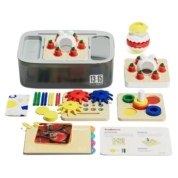 TOPBRIGHT 特寶兒 寶寶成長學習寶盒，形狀顏色認知，早期發展玩具