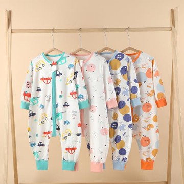 嬰兒睡袋春秋薄款夏季空調房四季通用新生兒童寶寶純棉防踢被神器