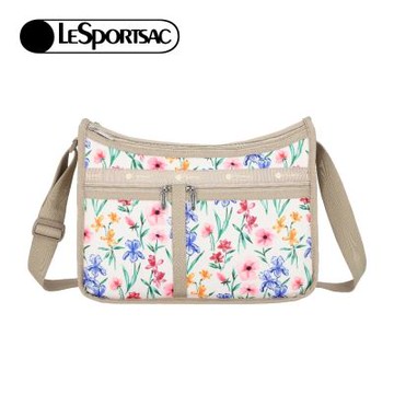 Lesportsac Deluxe Everyday Bag 奢華斜背包 新春換新 送禮 女包-水彩花園