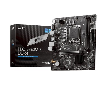 【DIY指定零件】PRO B760M-E DDR4 微星主機板 (mATX / LGA1700)
