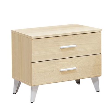 文創集 賈可1.7尺二抽床頭櫃-52x40x45cm免組
