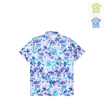 【FILA】男性 Golf 高爾夫 短袖POLO衫-寶藍 1POZ-2807-BU