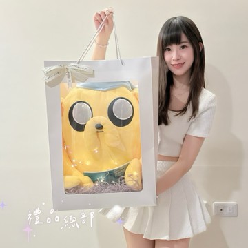 老皮娃娃禮品袋 正版授權 探險活寶 發光禮品袋 18英吋 老皮玩偶 Adventure Time 阿寶 生日禮物 送禮