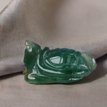 【吉祥‧長壽】冰綠飄花翡翠烏龜擺飾 | 天然緬甸翡翠A貨 | 送禮