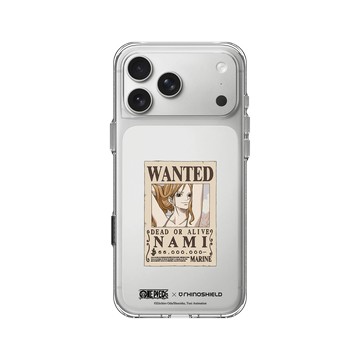 iPhone 17 Pro Max Clear Case（相機按鈕） 透明 - 航海王 One Piece - 懸賞金系列-娜美