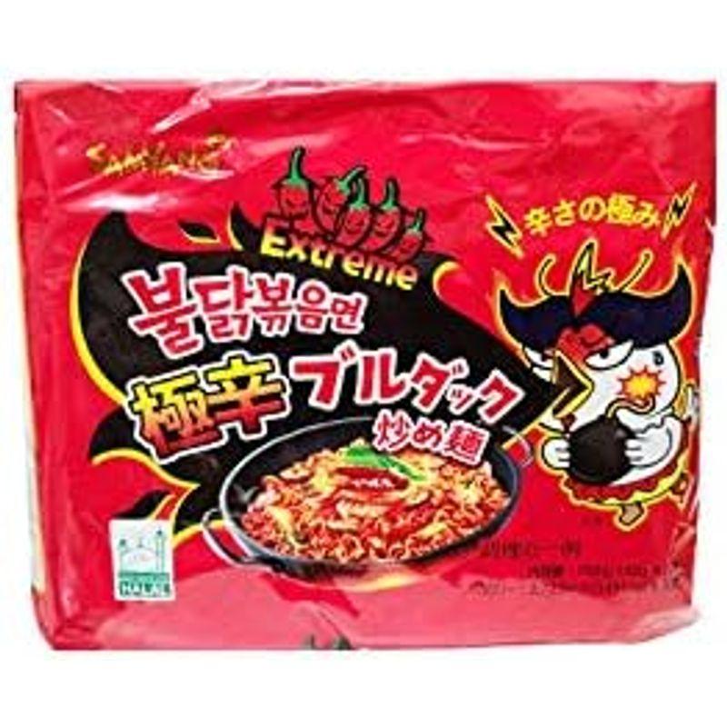 極辛ブルダック炒め麺 140g×5食