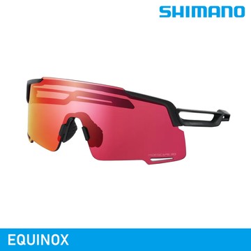 SHIMANO EQUINOX 太陽眼鏡｜霧面黑 (RD+透明鏡片)