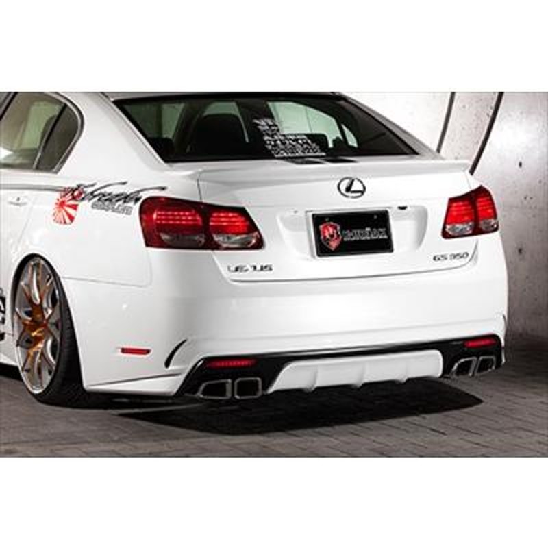 LEXUS GS350 GRS 後期 Type ZERO リアバンパー サイドマーカー+