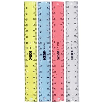 三燕 COX-17CM直尺  CR1700(顏色隨機出貨)