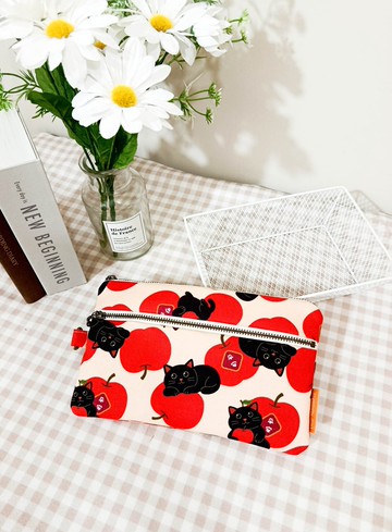 拾光系列零錢包/萬用包/拉鍊收納包/報平安貓款