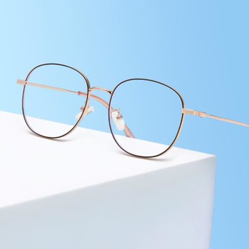 新款金屬眼鏡框近視眼鏡架男抗輻射防藍光眼鏡女平光鏡可配近視