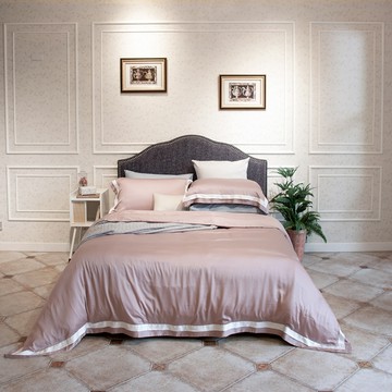 【金安德森】首選天絲四件式床組(豆沙)買一送一