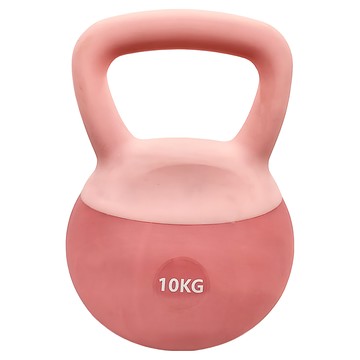 彩色軟壺鈴 居家健身/瑜珈訓練適用  粉色  10kg  1個