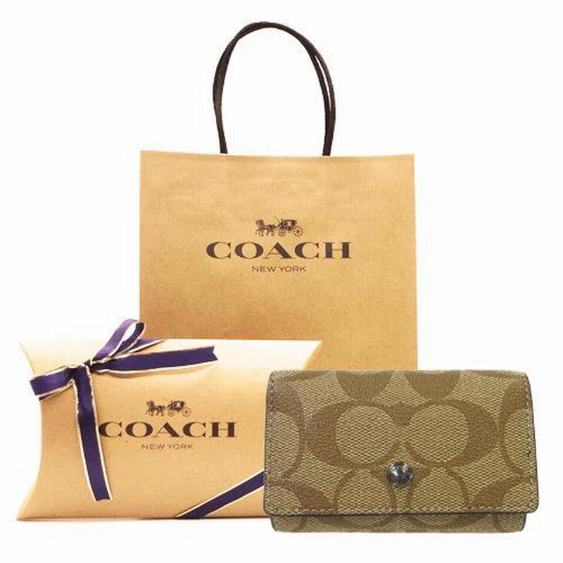 コーチ キーケース COACH キーケース 新作 シグネチャー F78675 QBTN2