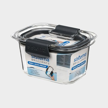 SISTEMA BRILLIANCE 防漏保鮮盒380ml