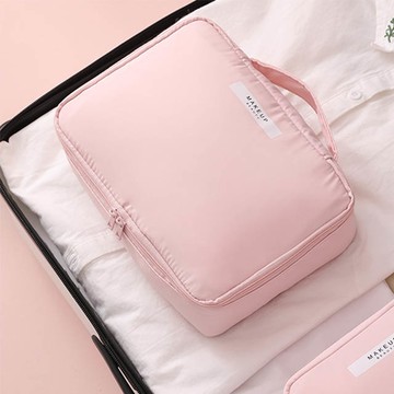 E.City_北歐風質感大容量旅行洗漱包化妝包二件組