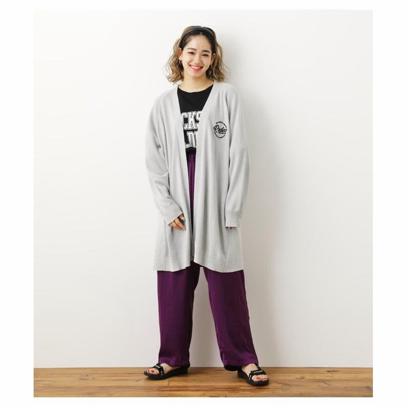 ロデオクラウンズワイドボウル スクリプトロゴニットトッパー レディース L Gry1 Free Rodeo Crowns Wide Bowl 通販 Lineポイント最大get Lineショッピング