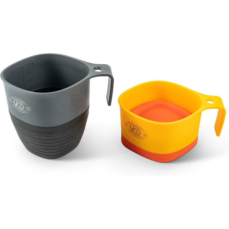 UCO Collapsible Camp Cup for Camping  Backpacking  and Hiking  12 Ounces  Pack　並行輸入品