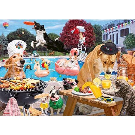 Ravensburger Dog Days of Summer 1000 Piece Jigsaw Puzzle for Adults 16810 Every  Piece is Unique, Softclick Technology Means Pieces Fit Together Pe