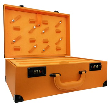 公司貨 最低價 免運 美發工具箱雙密碼鎖發型師理發店專用寵物剪刀收納包復古大號容量