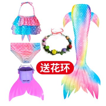 兒童泳裝衣服寶寶女孩9歲美人魚