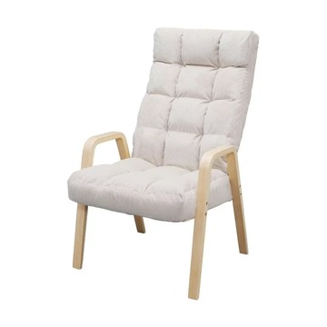 IRIS OHYAMA 愛麗思歐雅瑪 日式舒活休閒椅 適中款  卡其色  1個