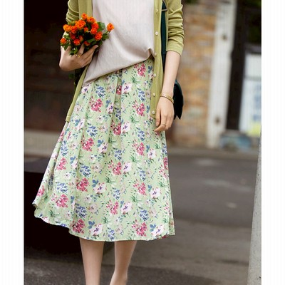 丈 花柄 スカートの通販 310 614件の検索結果 Lineショッピング