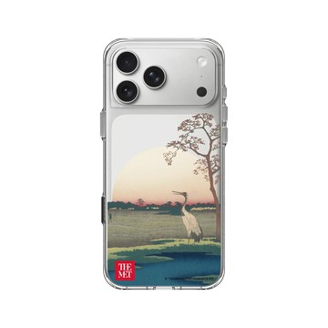 iPhone 17 Pro Max Clear Case（相機按鈕） 透明 - The MET - 歌川廣重《名所江戶百景 蓑輪金杉三河島》