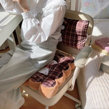 坐墊屁墊靠背靠枕辦公室工位椅子墊子久坐學生宿舍教室冬季座椅墊