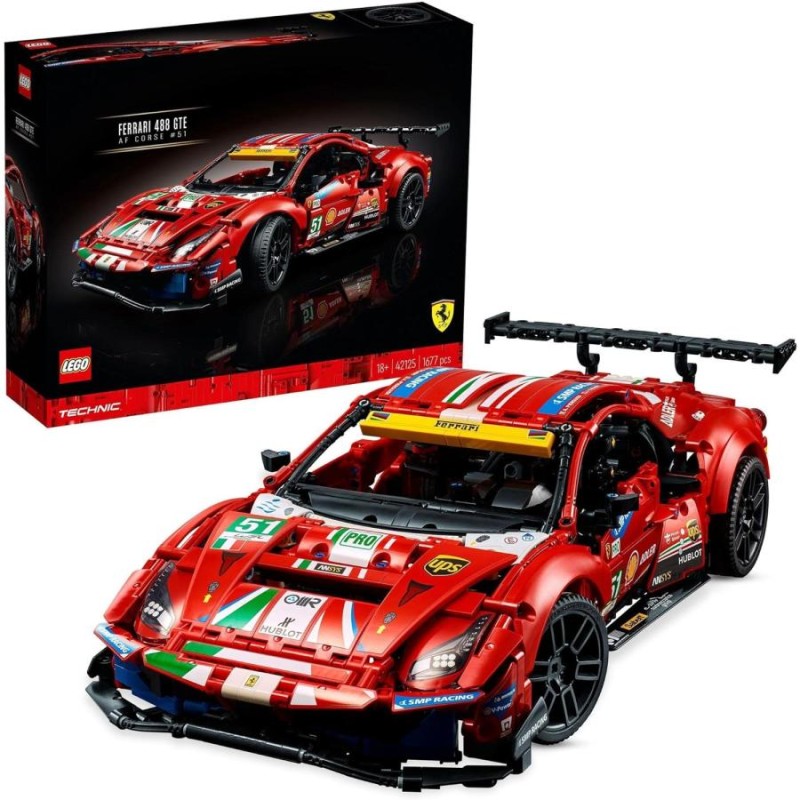 LEGO テクニック フェラーリ 488 GTE AF コルセ #51 (42125) | LINE 