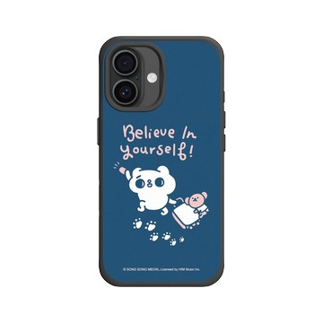 iPhone 16 SolidX 黑 - 爽爽貓 Song Song Meow by SECOND - Believe in yourself
