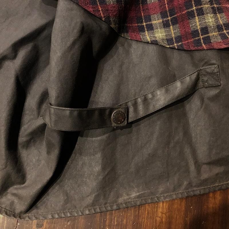 Backhouse Barbour Oild Cotton Stockman's Riding Coat Black