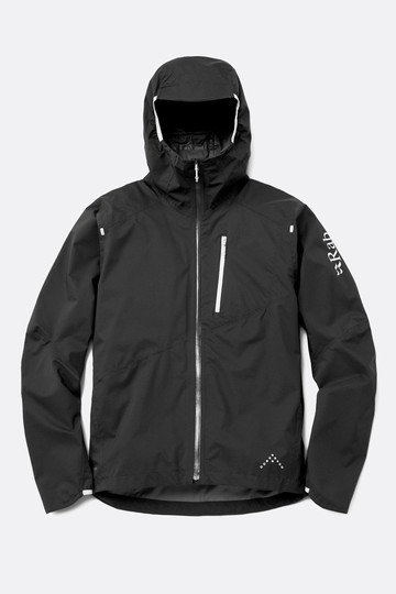 【Rab】Men's Downpour Trail Light Waterproof Jacket男 煤炭灰
