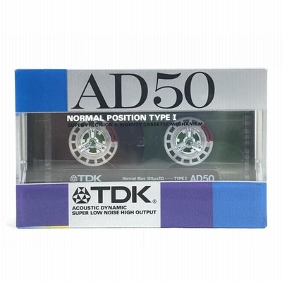 TDK カセットテープ AD 50分 ノーマルポジション AD-50G 旧世代