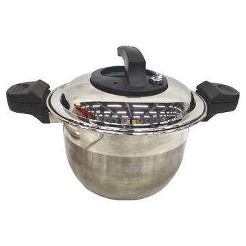 TRIARROW 三箭牌 節能養生鍋 24CM 高級不鏽鋼  銀色  1個