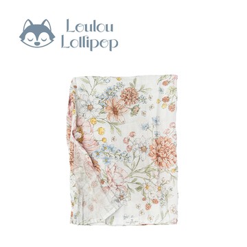 Loulou Lollipop - 竹纖維透氣包巾-主題款 - 祕密花園 (120x120 cm)