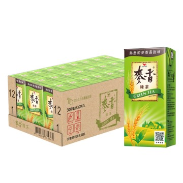 統一 麥香綠茶300c.c (24入x2箱)