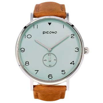 PICONO SPY S系列簡約手錶 藍綠色 / YS-7204