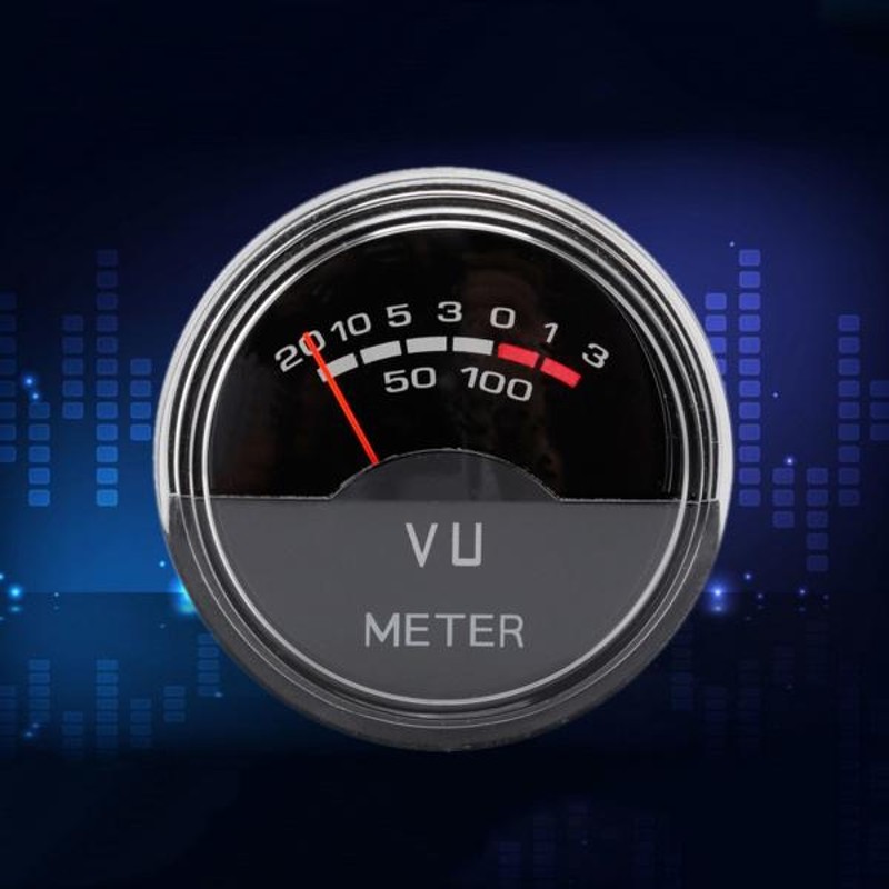 AC / DCアナログパネルVUメーターポインターパワーアンプパネル