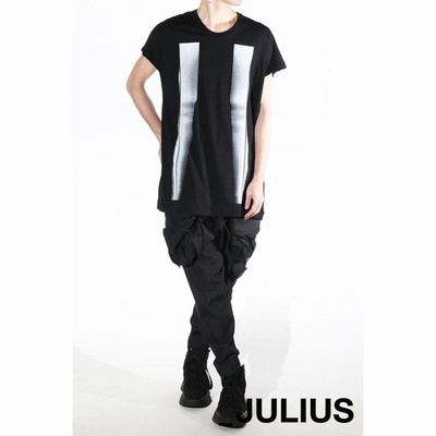 未使用☆JULIUS ユリウス　半袖　Tシャツ　ブラック Tシャツ/カットソー(半袖/袖なし) 【開店記念セール！】