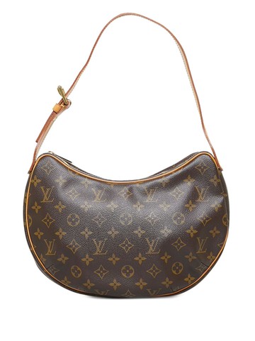Louis Vuitton - 2002 pre-owned Croissant MM shoulder bag - women - Canvas/Leather - One Size - Brown