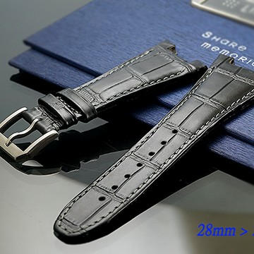 全新 IWC INGENIUR 工程師 訂製款代用錶帶 ( 28mm) 特製金屬接頭
