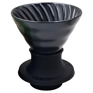 HARIO 好璃奧 磁石浸漬式濾杯 黑色  1個