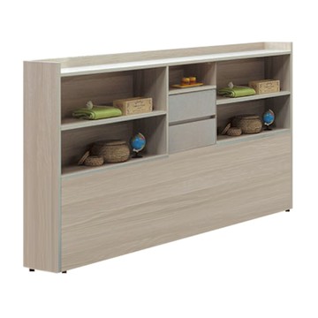 文創集 范巴7.1尺雙色可掀床邊收納櫃-212x24x105cm免組