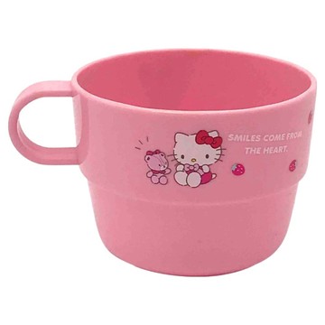 Hello Kitty 凱蒂貓 兒童疊疊杯200ml-粉紅  1入  粉紅  200ml