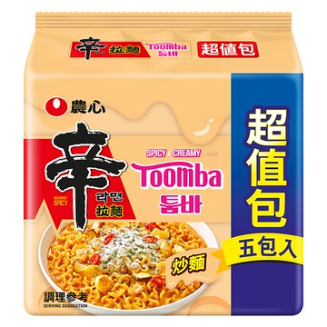NONGSHIM 農心 辛拉麵 辣白醬風味 137g  5包