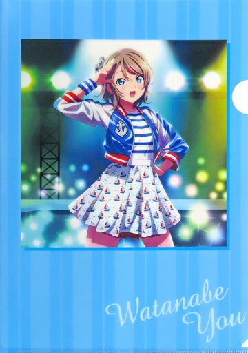 渡?曜A4文件夾CD LOVELIVE！Sunshine！Third Solo Concert Album～THE STOROFOVER THE RAINBOW～starring Watanabe YouAnimate購入特典
